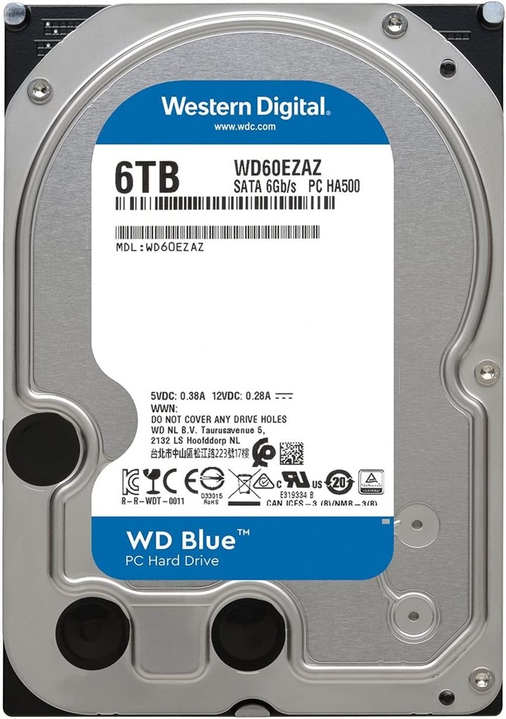 WD60EZAX はWD系の作りになっています』 WESTERN DIGITAL WD60EZAX