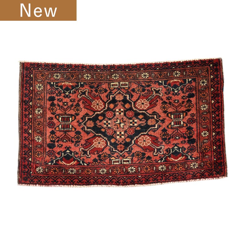 トライバルラグ・トルコヴィンテージラグ・ウール約51×110cm