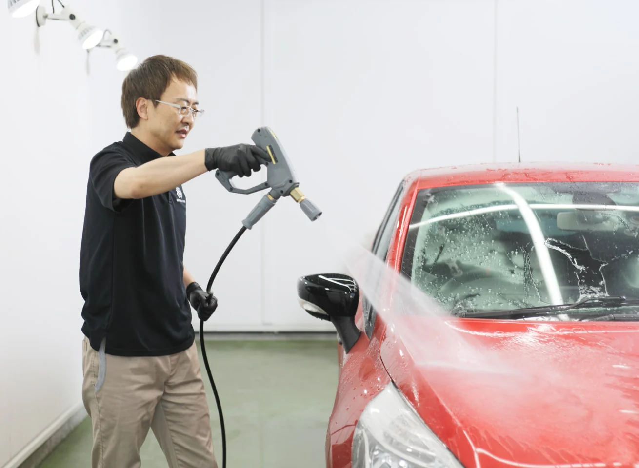 洗車用純水器 ピュアニッシュPro 洗車の際の水シミを防ぐ