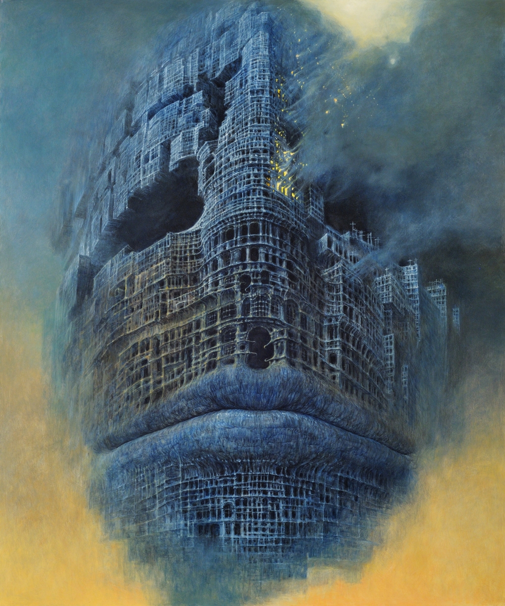 Zdzislaw Beksinski - painting AA80 - BeksStore.com