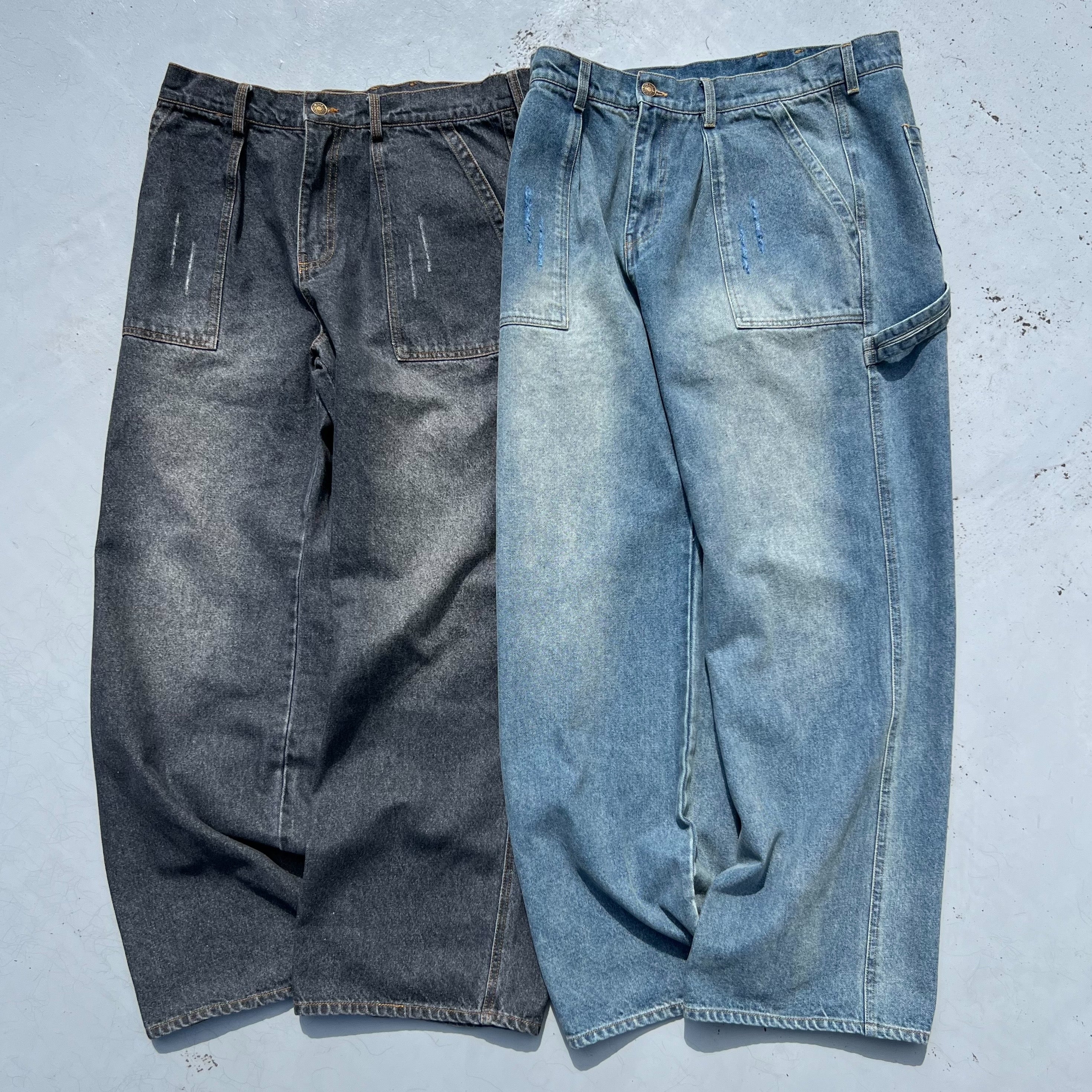 Damage baker denim pants – BELVET