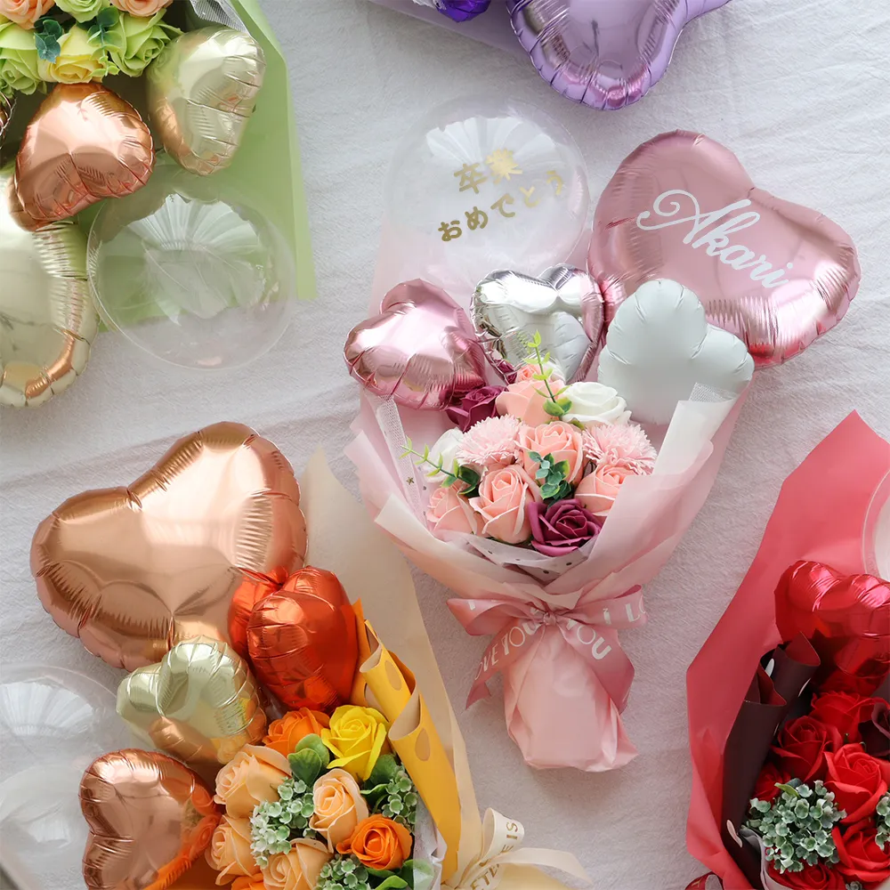 ソープフラワー エレガントバルーンブーケ｜ベルビーWebshop本店