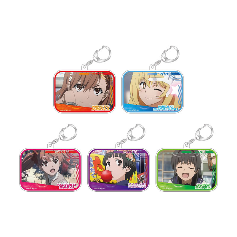 とある科学の超電磁砲T』 アクリルキーホルダー キャラクターグッズ