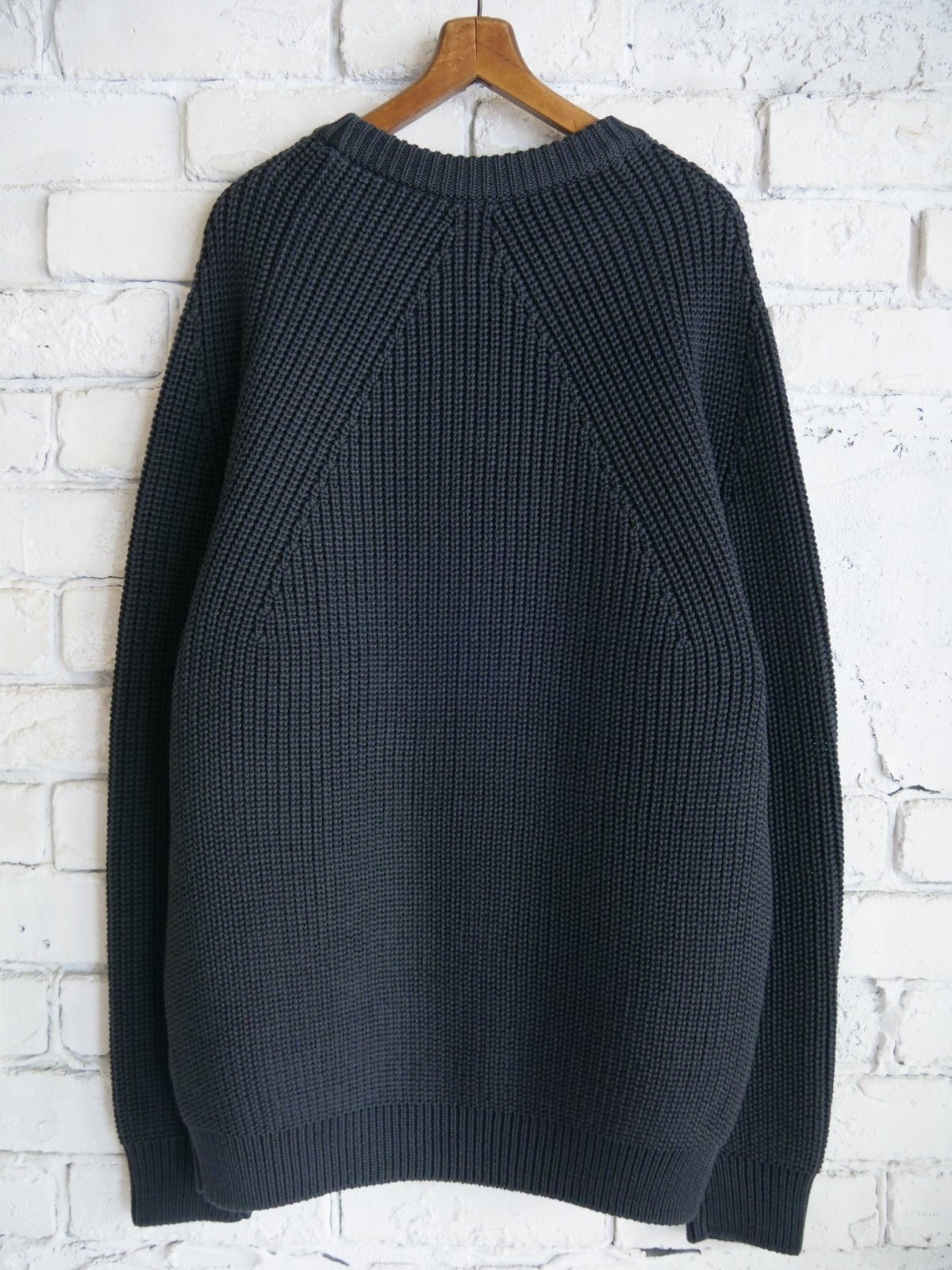 BATONER【MEN'S】SIGNATURE CREW NECK KNIT バトナー シグネチャー