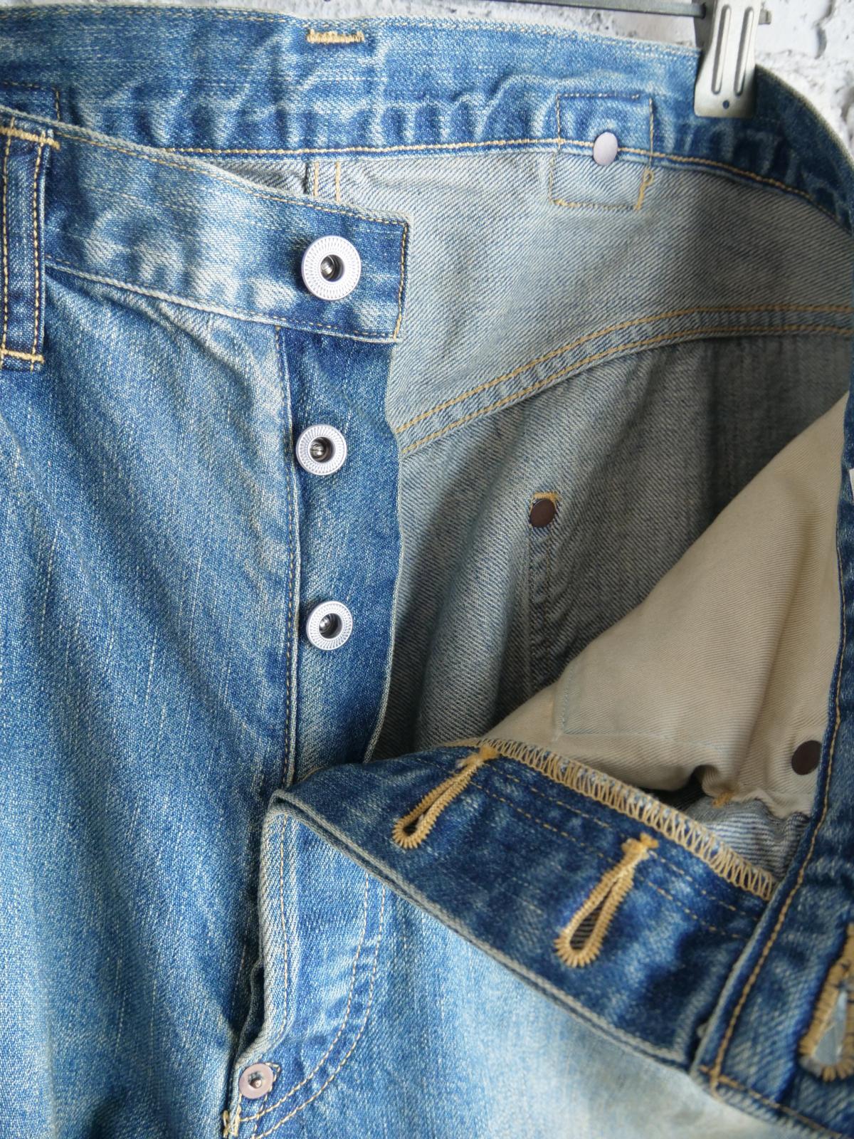 A.PRESSE No37. Washed Wide Denim Pants アプレッセ ウォッシュド