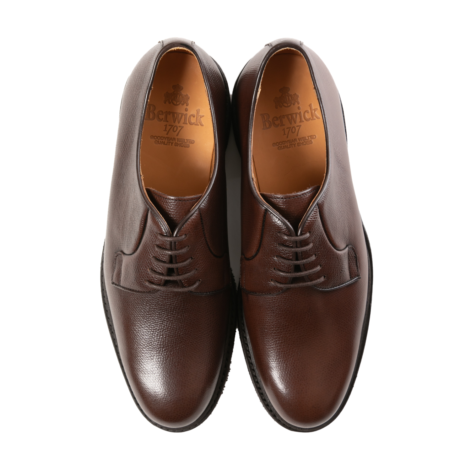 Berwick1707 | プレーントゥ シボ革 |3680RUMLDB – バーウィック