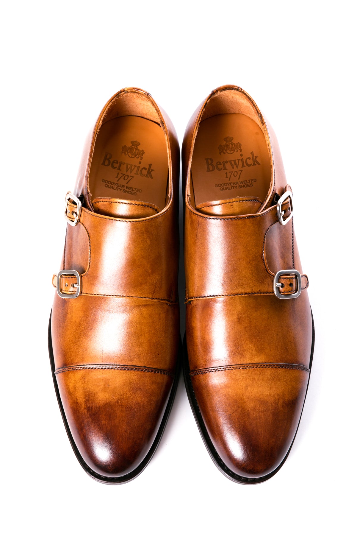 Berwick1707 | ダブルモンクストラップ | 3069SIDABR – バーウィック