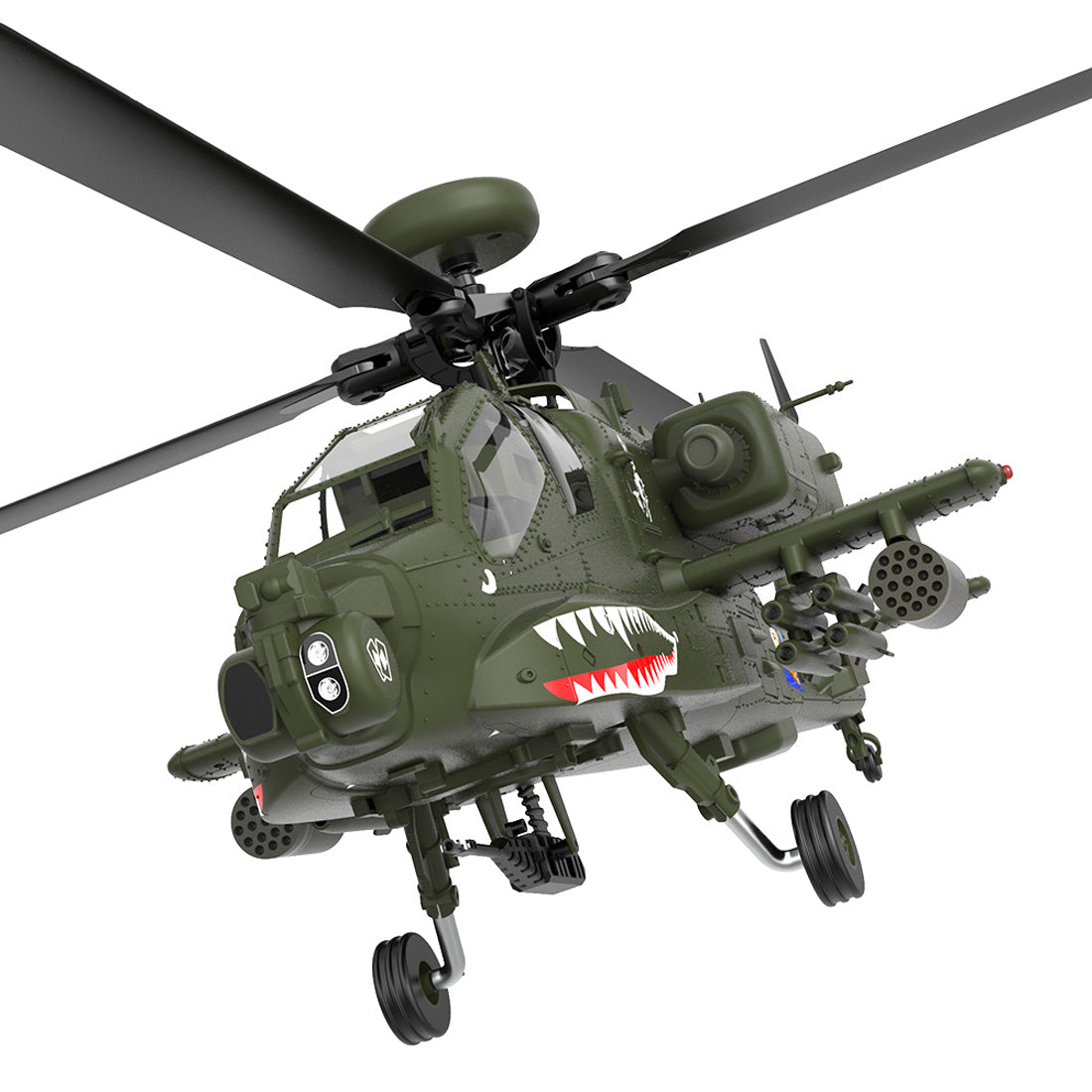 YXZNRC Yuxiang AH-64D Apache 1:32スケールRCヘリコプター - 高度な