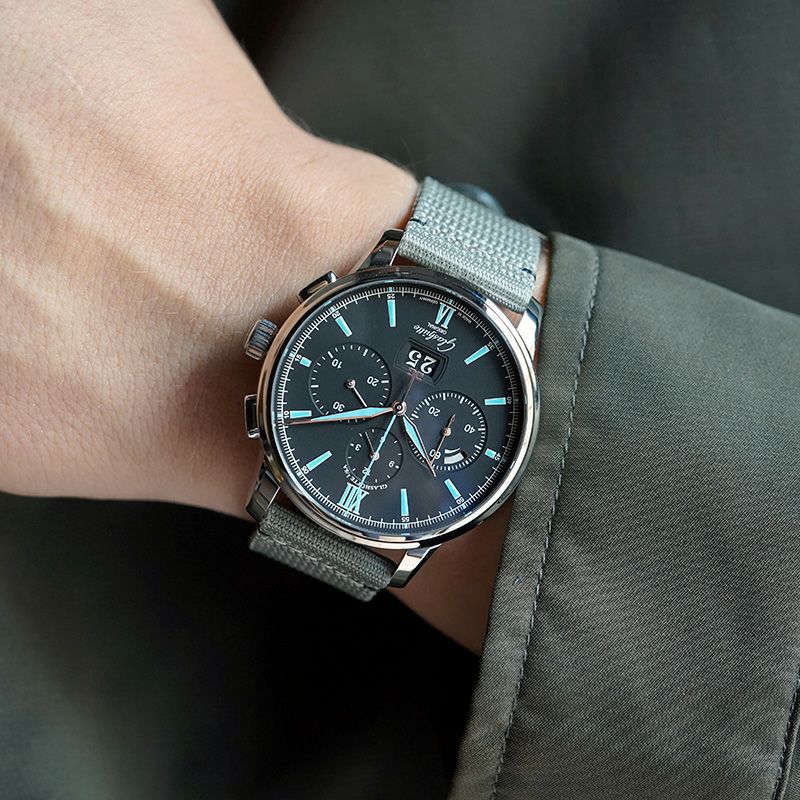 GLASHUTTE ORIGINAL Senator Chronograph Panorama Date グラス