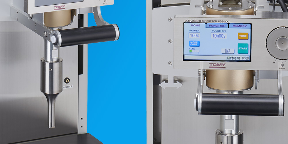 超音波発生機（超音波ホモジナイザー） | 株式会社トミー精工 | 遠心機