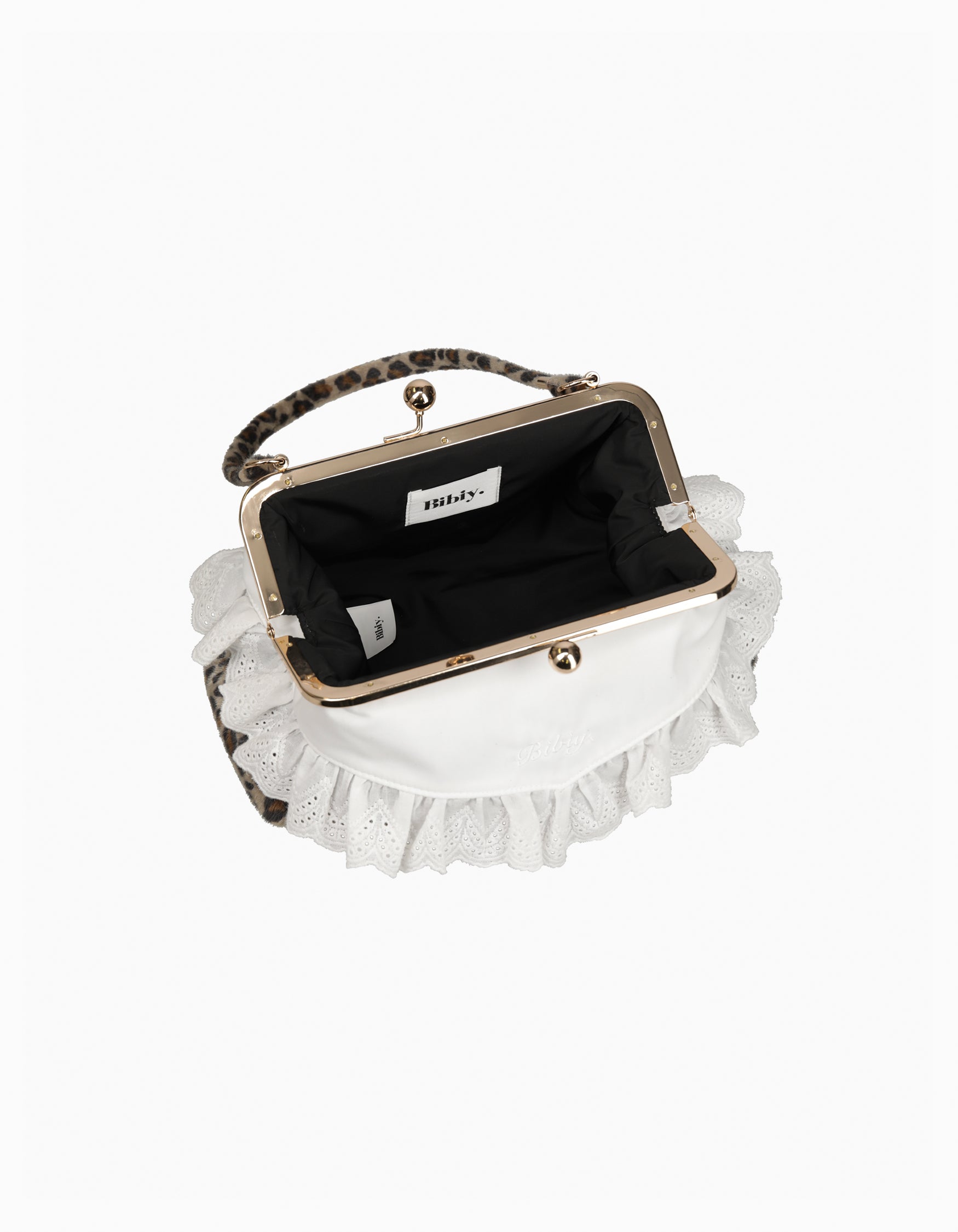 BIBIY. MADE | SABRINA LACE BAG LEOPARD｜Bibiy.