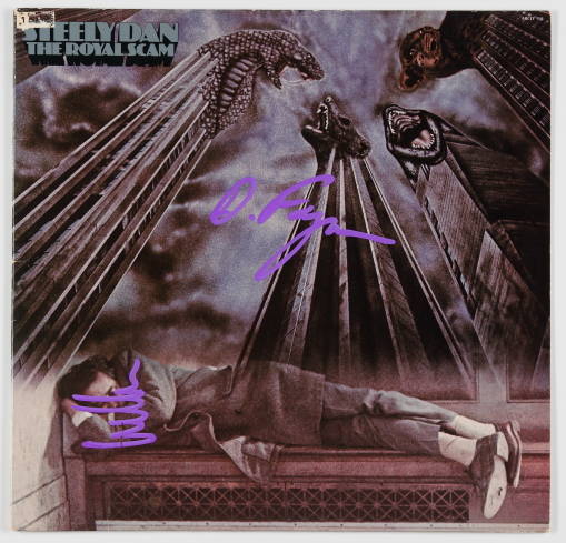 STEELY DAN SIGNED THE ROYAL SCAM ALBUM