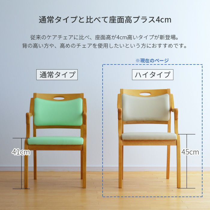 介護椅子 ケアチェア AC-111-hi ハイタイプ | Bigmories オンライン