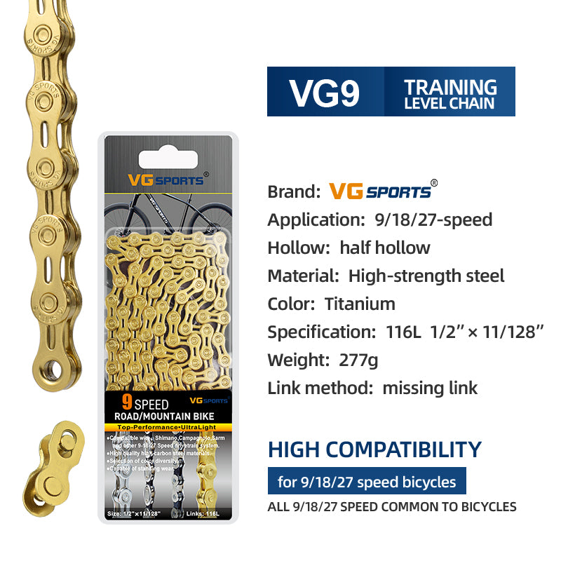 VG Sports 9 Speed Bicycle Chain – VG sports