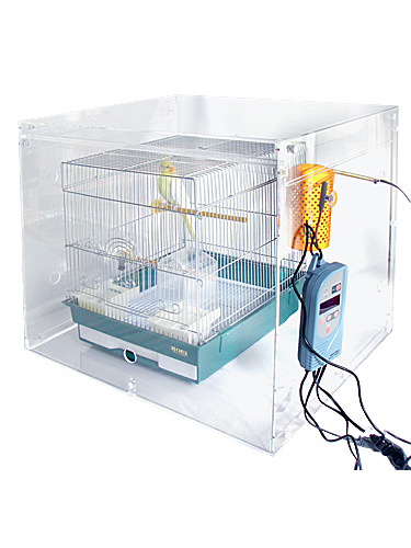 9992175【More Style】アクリルケージケースWIDE・扉ありL/465インコ