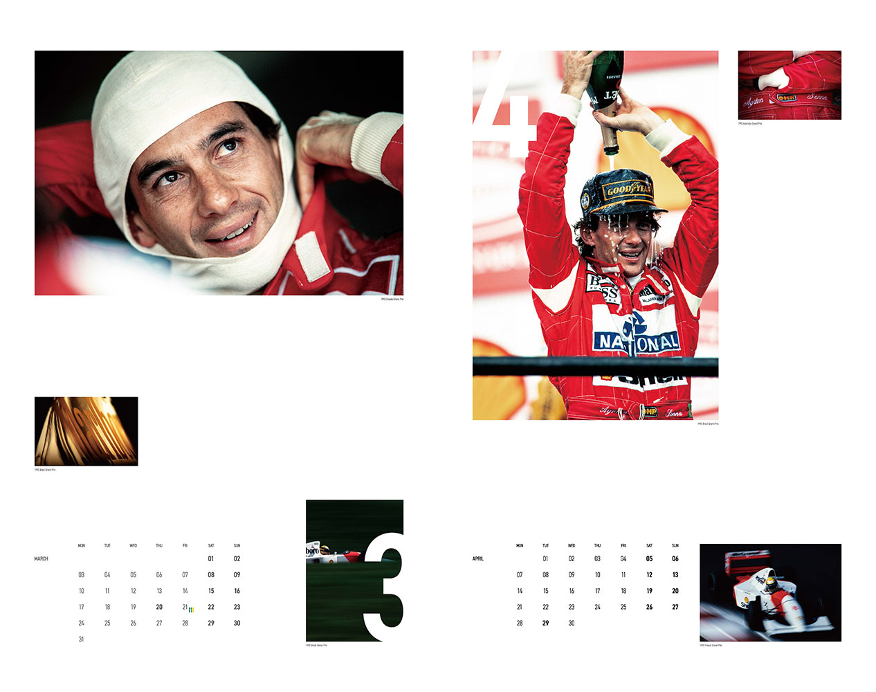 AYRTON SENNA CALENDAR 2025 Ayrton - インプレスブックス