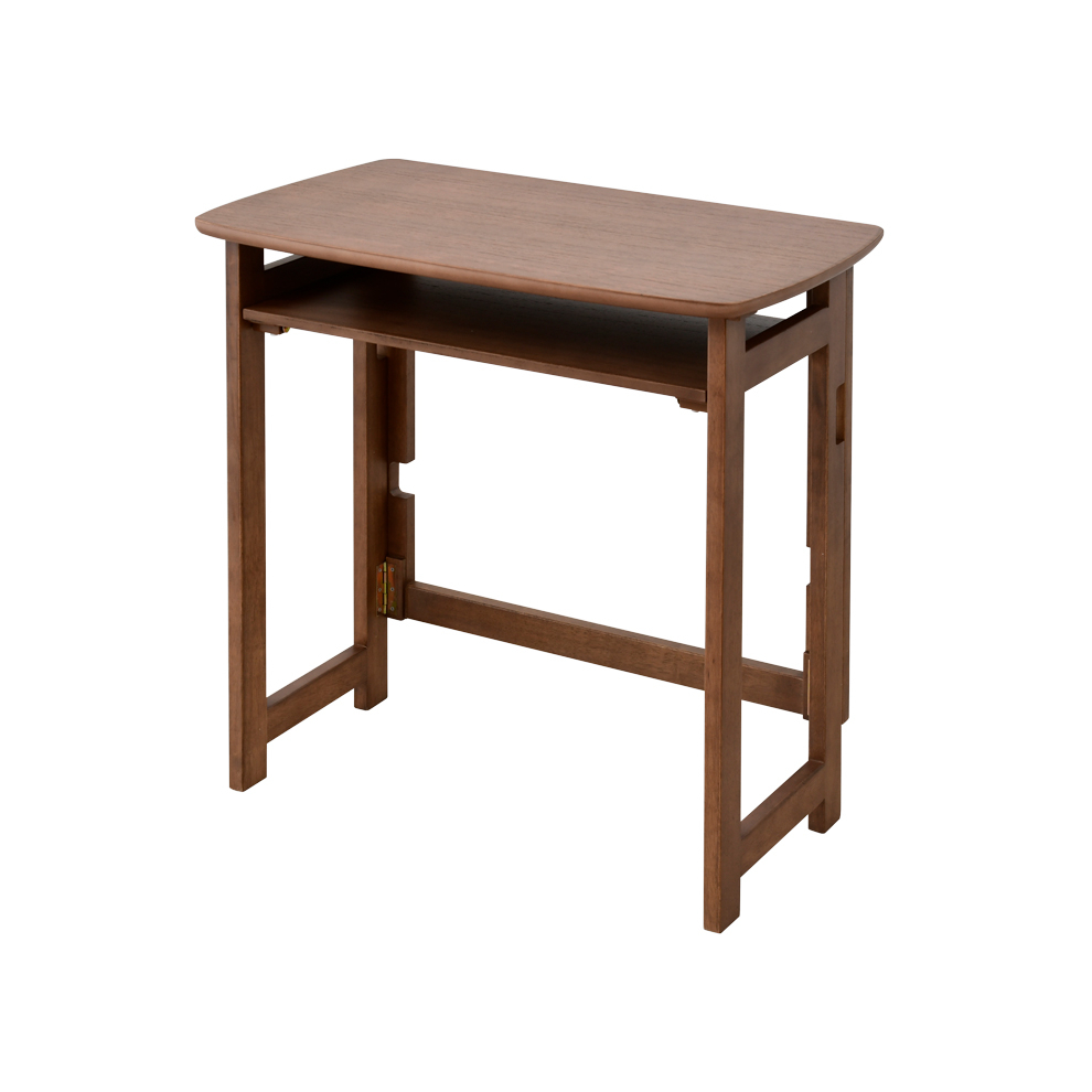 商品情報_折りたたみデスク(天然木棚付) | 山善の商品情報サイト