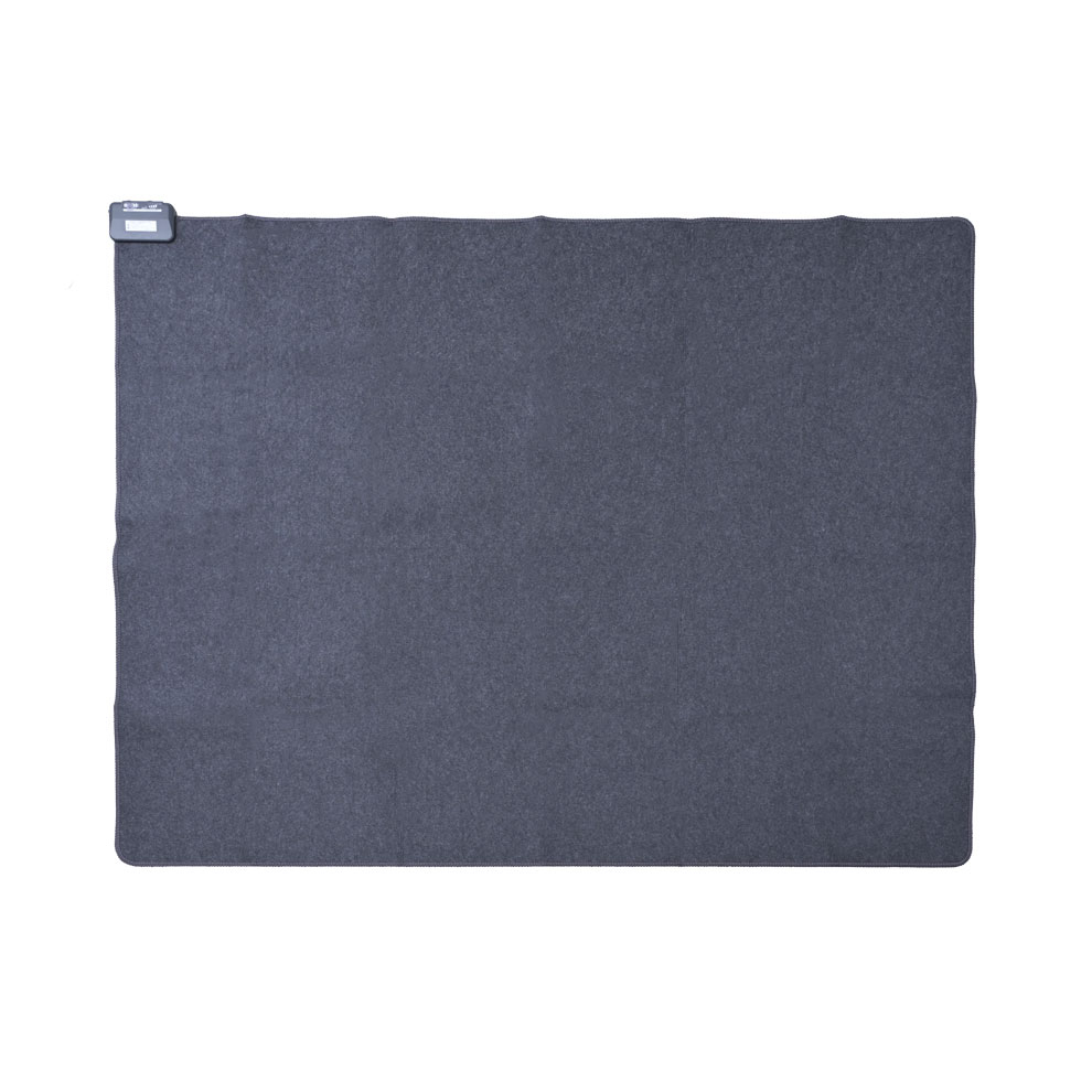 山善 小さくたためるホットカーペット 3畳相当 グレー AUB-300 trim