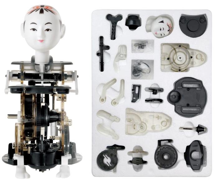 大人の科学マガジン」がゼンマイ仕掛けの江戸のからくりロボット「ミニ