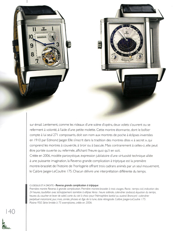 Jaeger-LeCoultre - la Grande Maison - LIBERTY's Books