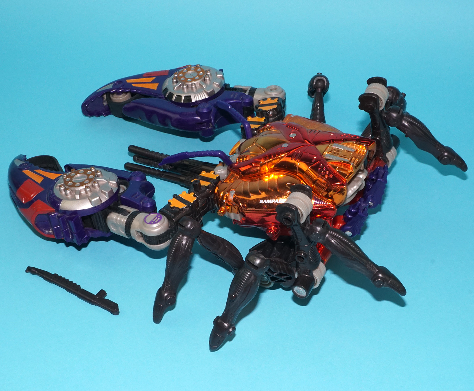 TRANSFORMERS BEAST WARS ULTRA CLASS RAMPAGE TRANSMETALS 100