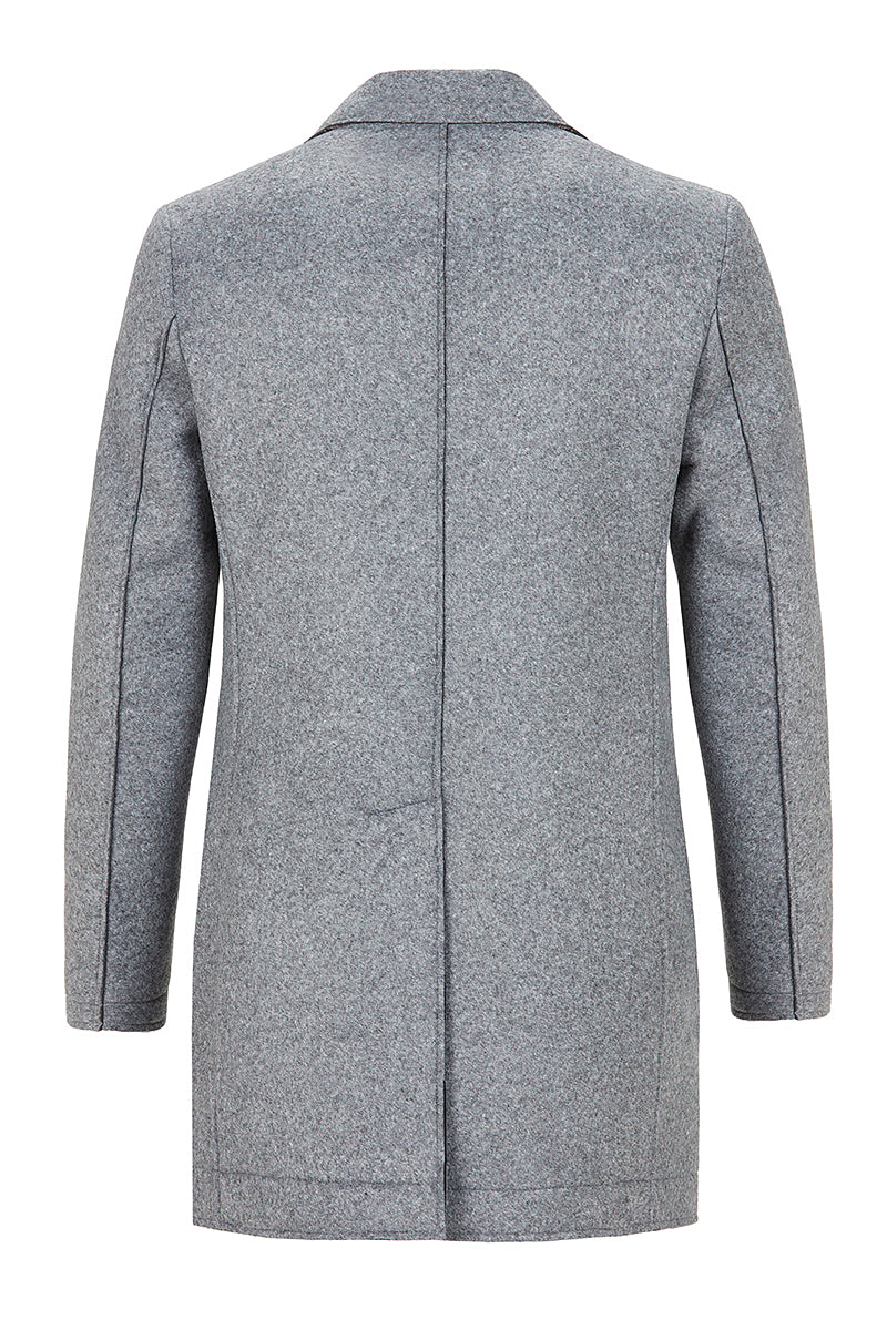 AND153 ボンディングチェスターコート / COL：CENERE グレー系 BOB JAPAN