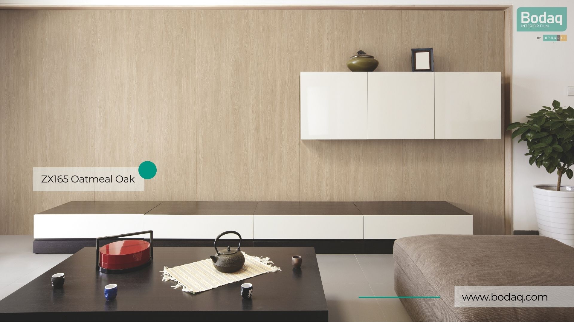 ZX165 Oatmeal Oak Film - Wood Collection