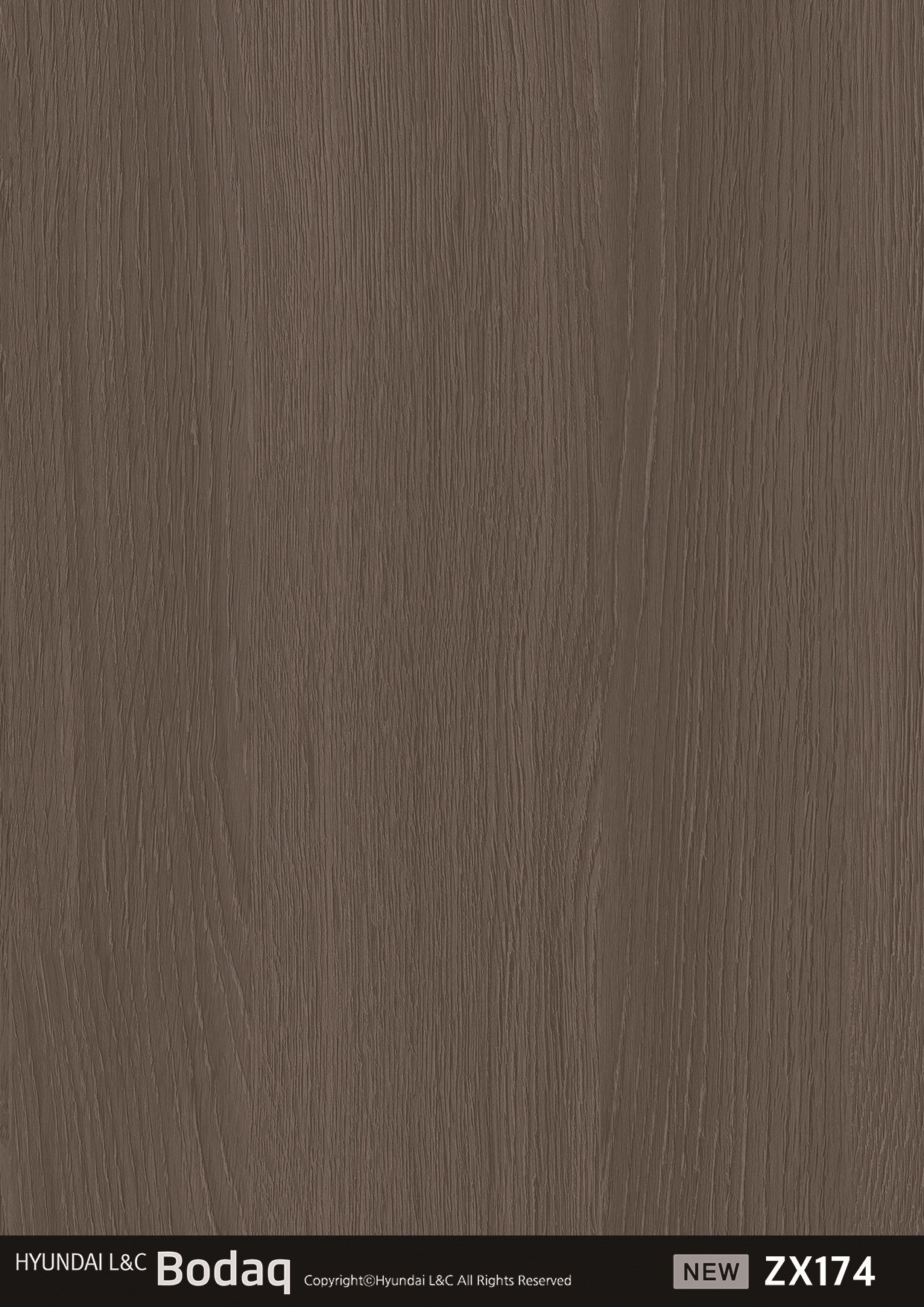 ZX174 Weathered Oak - Wood Collection ⋆ Bodaq® Interior Film by