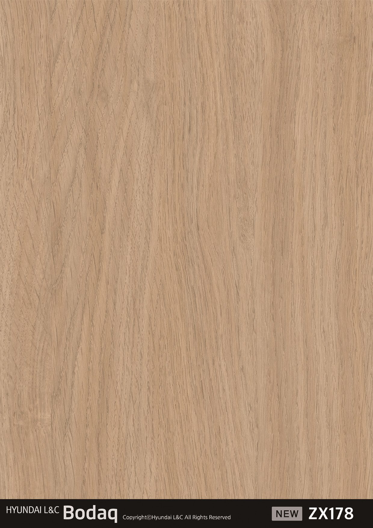 ZX178 Natural Teak - Wood Collection ⋆ Bodaq® Interior Film by