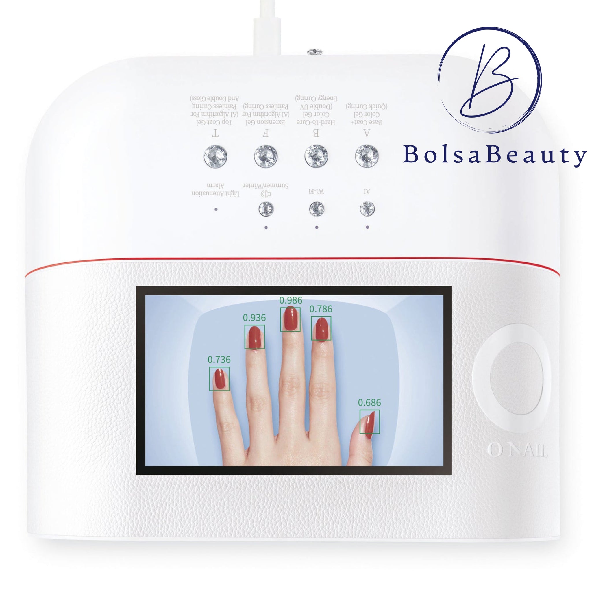 ONail - AI Technology Corded Nail Lamp (White) - NEW 2025