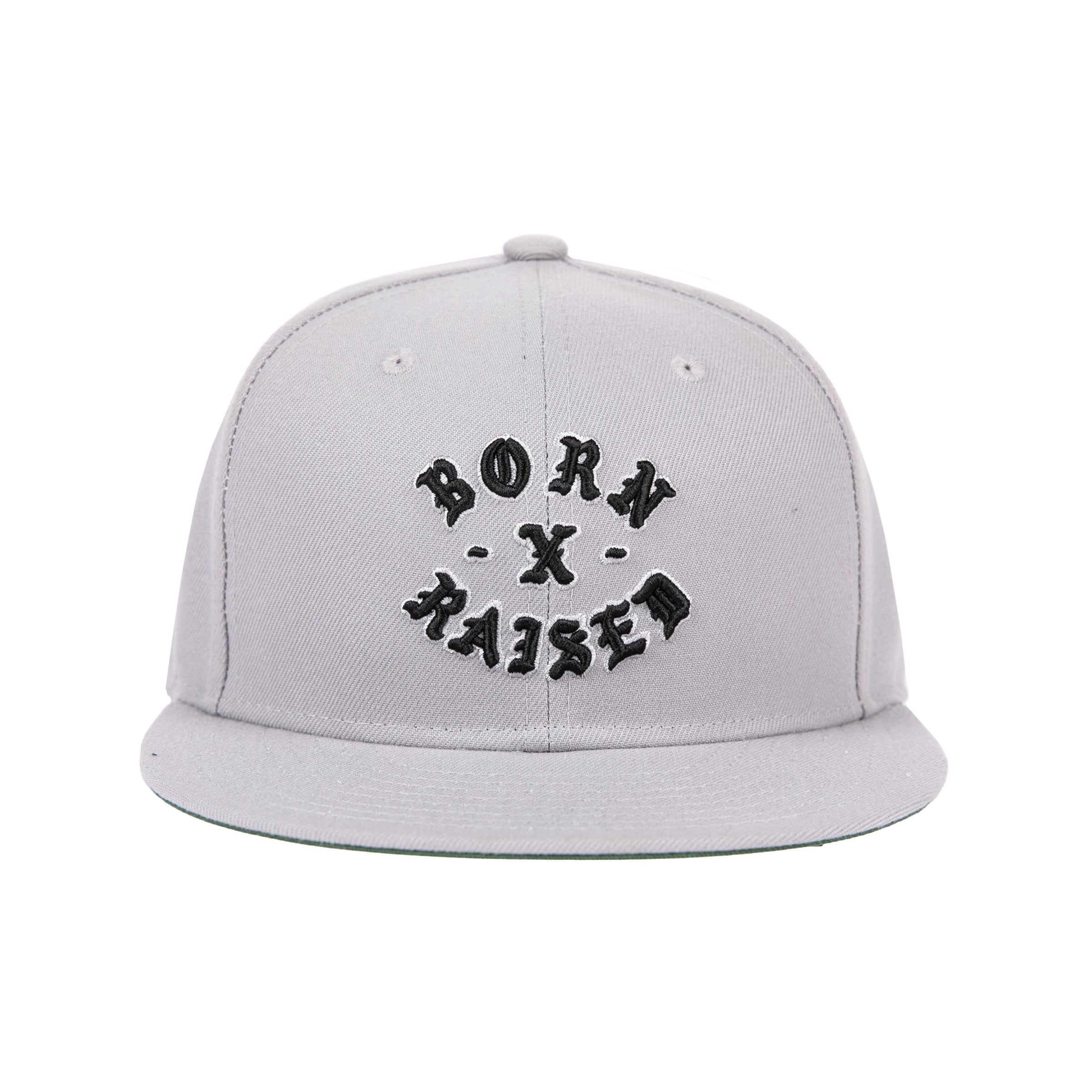 ROCKER SNAPBACK HAT: GREY / BLACK – Born X Raised
