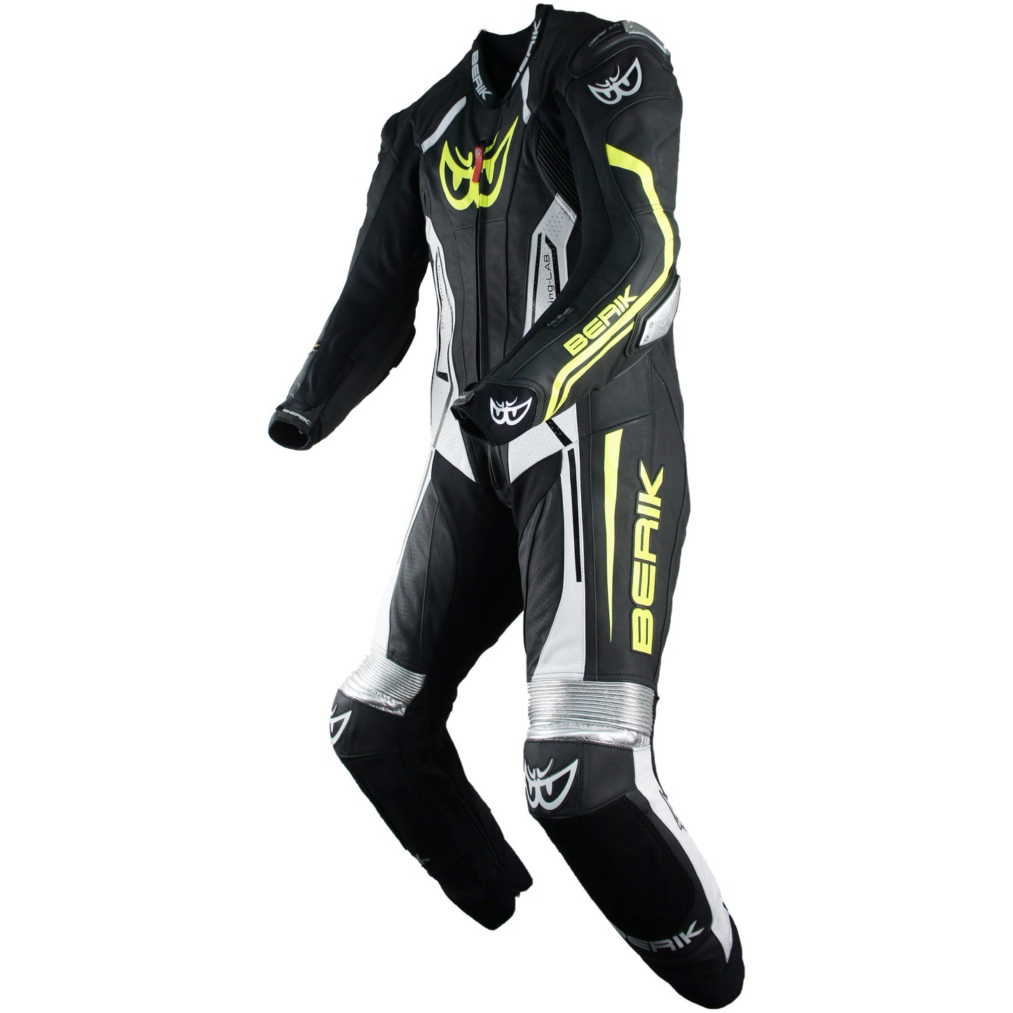 LS1-9059-BK BLACK/YELLOW BERIK RACINGSUITS