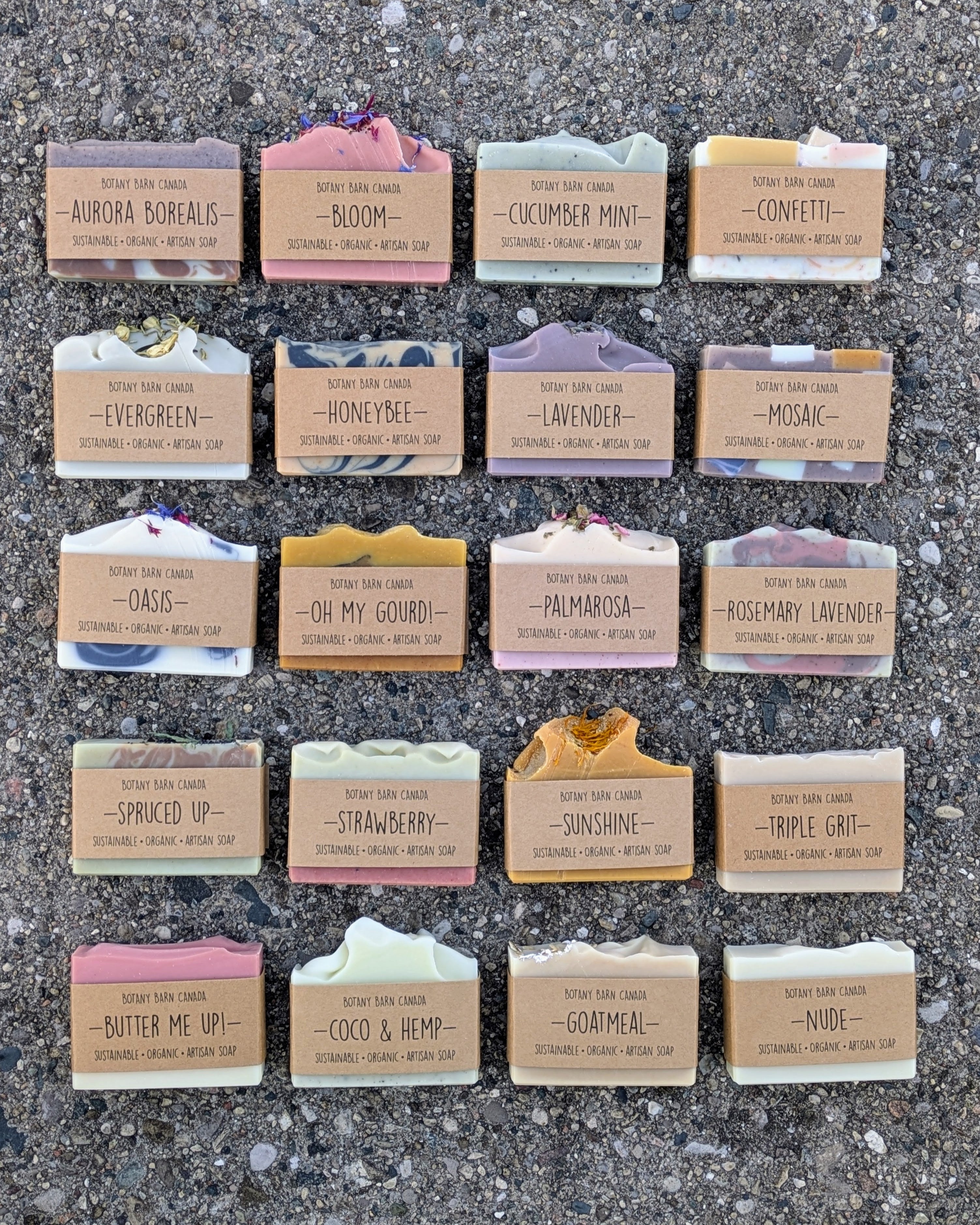Natural Soaps | Gift Set of Eight Organic Artisan Soaps – Botany