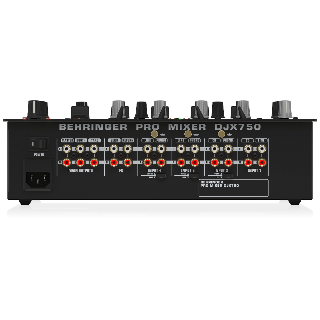 Behringer Pro Mixer DJX750 4-channel DJ Mixer | Bothners | Musical