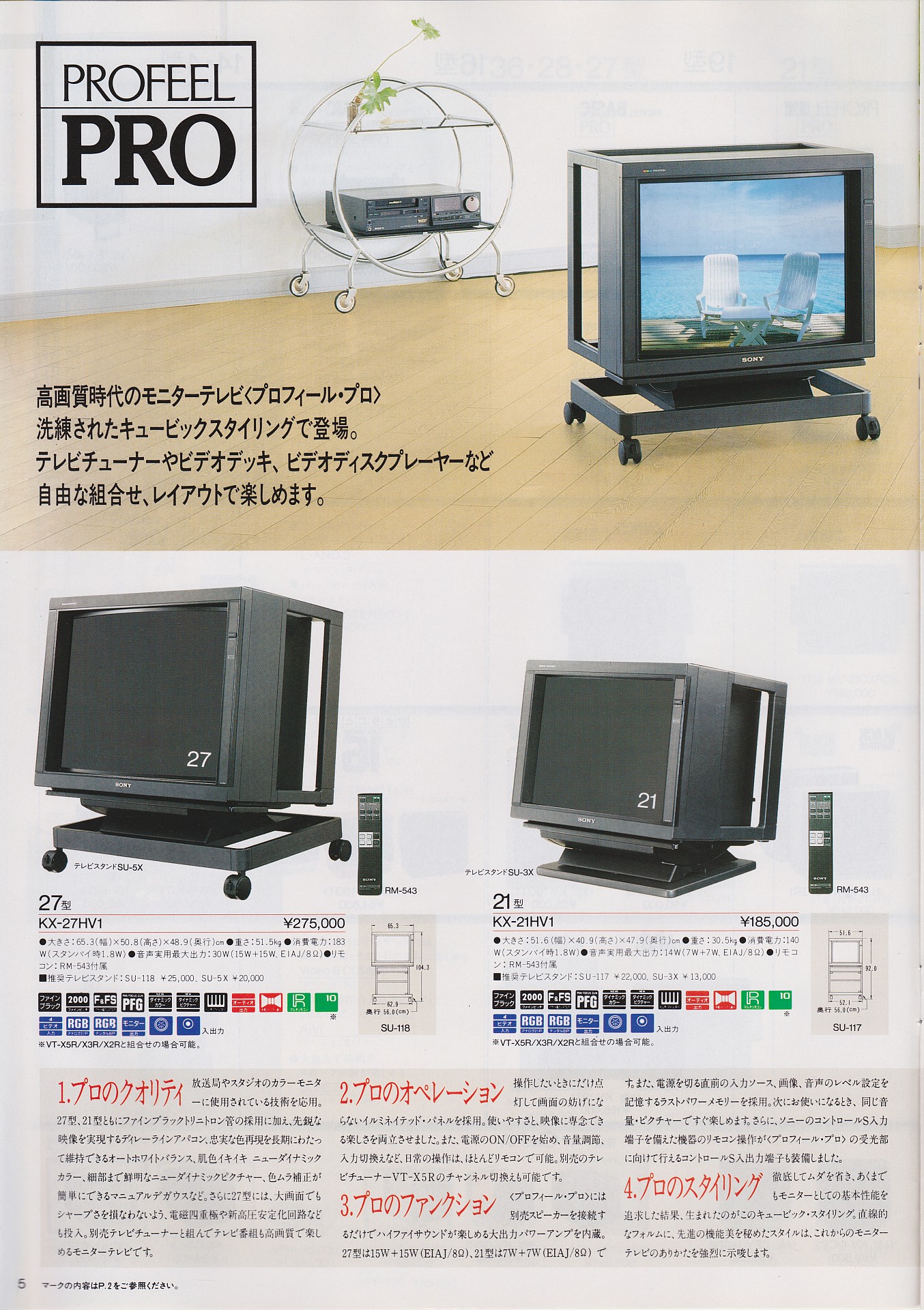 カラーテレビ / モニター 1987年5月 | ソニー坊やと呼ばれた男