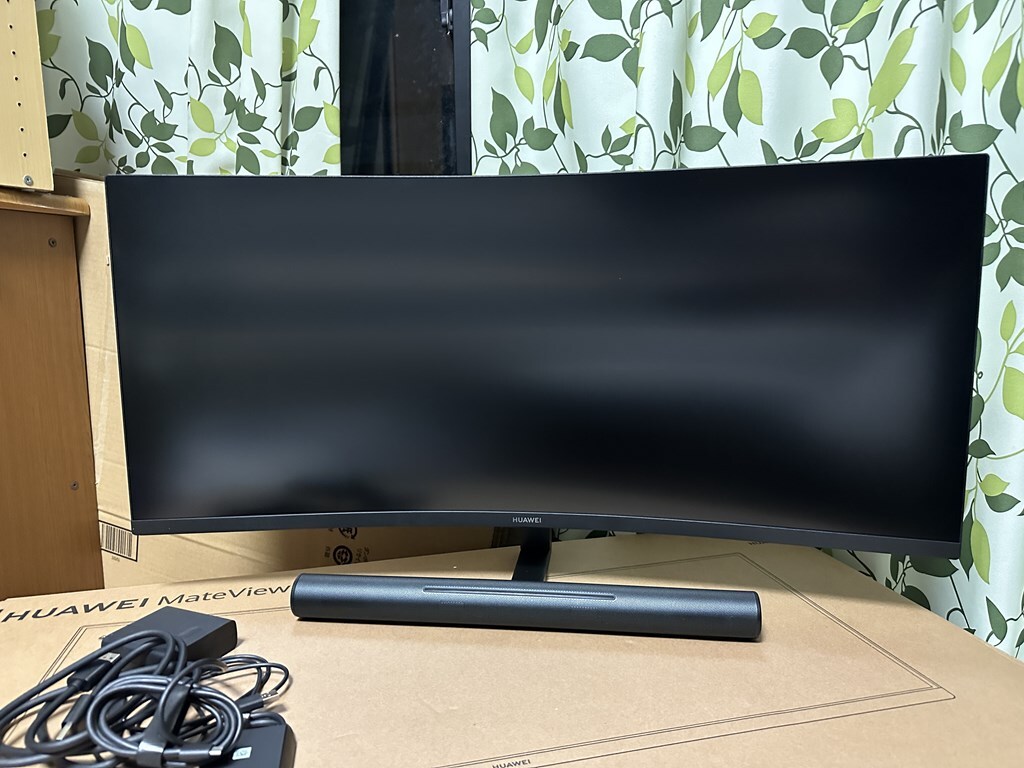 34インチウルトラワイド曲面モニター「HUAWEI MateView GT デュアル