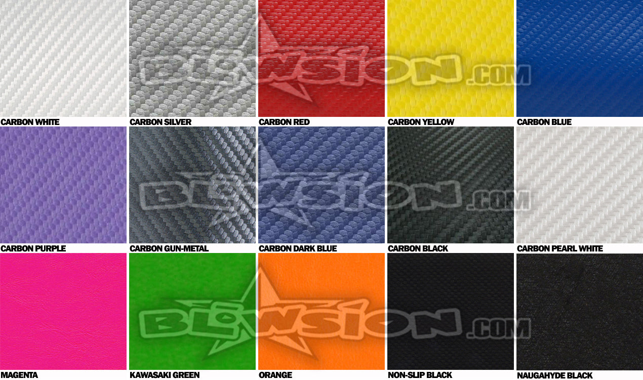 Mat Kit - Stitched - Kicker Footwells - Kawasaki SXR 800 – Blowsion