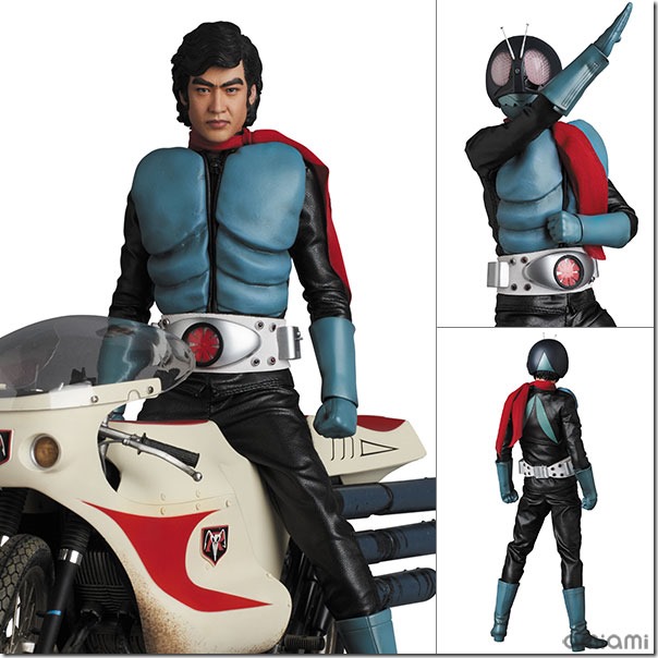 メディコムトイ RAH 仮面ライダー旧一号＆サイクロン号究極版セット