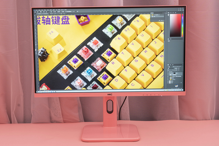 HKC、かなり珍しいピンク一色の27インチ IPS WQHD 144Hzゲーミング