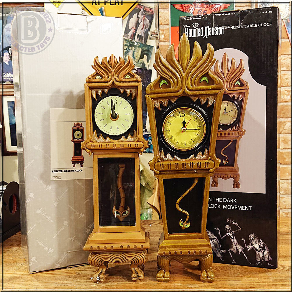 ホーンテッドマンションの13クロック・スタチューが……ホンモノの卓上