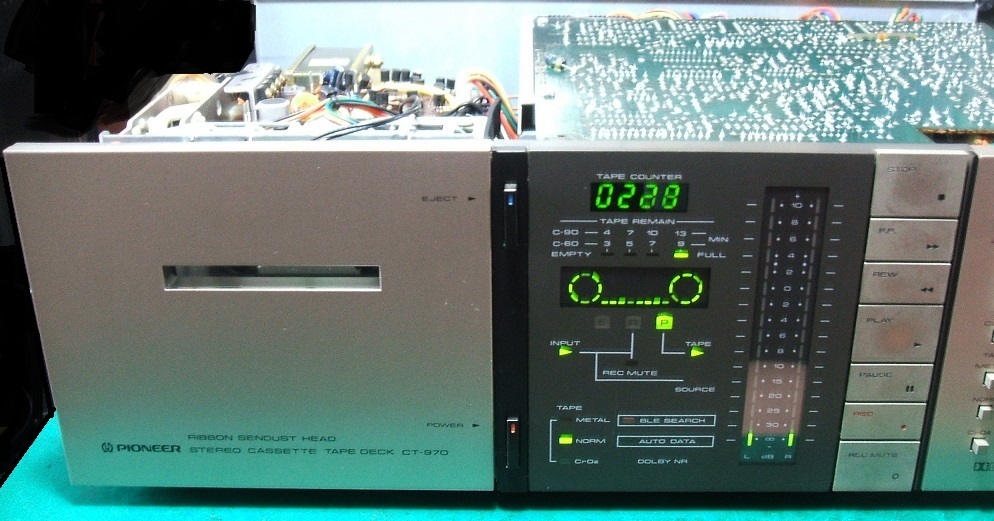 パイオニア・CT－970（カセットデッキ）修理記① | たもつ ちゃん