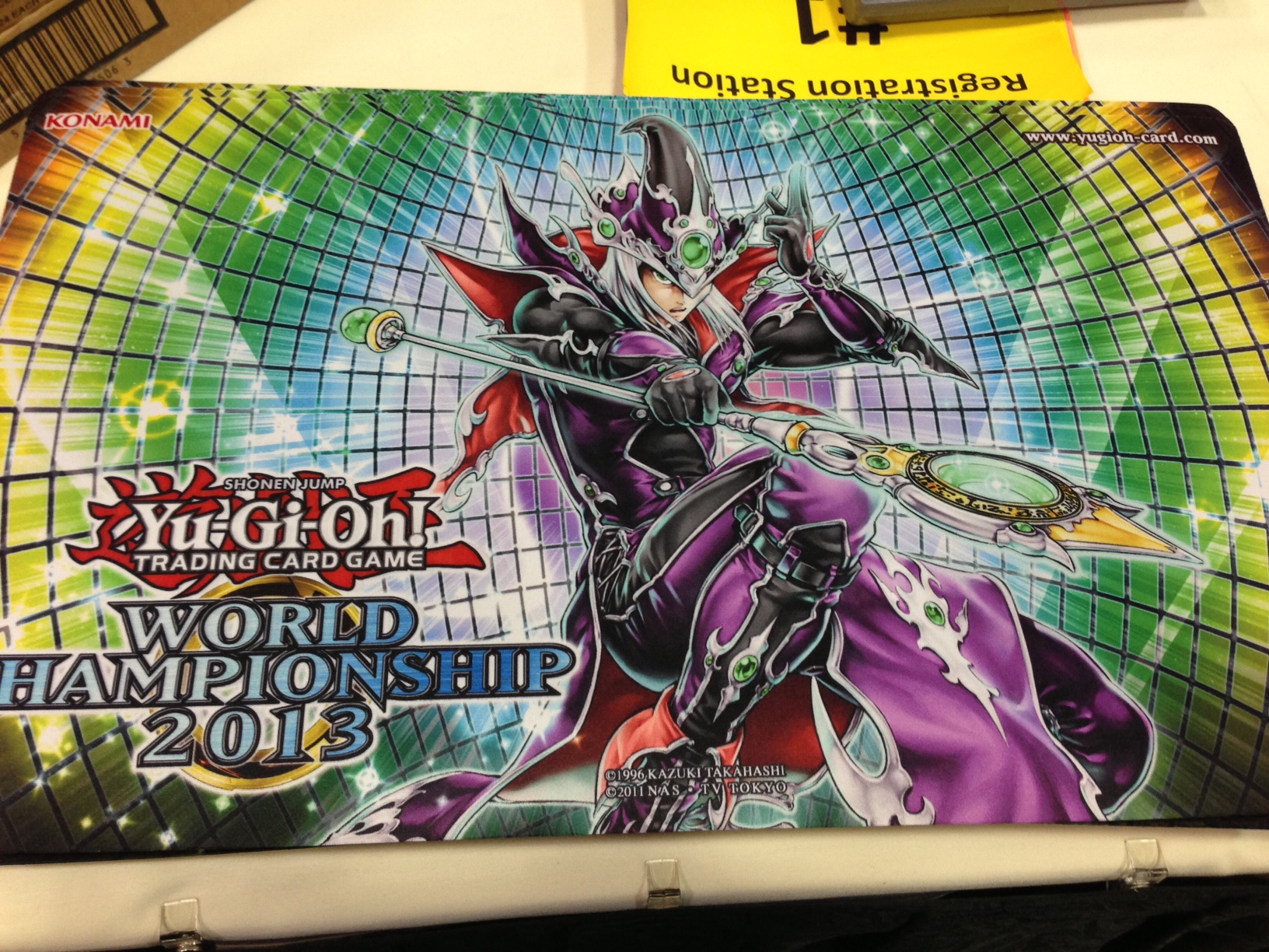 遊戯王WORLDCHAMPIONSHIP2015 プレイマット 極刀の武者 左京 遊戯王