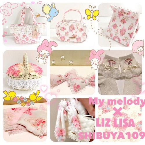 マイメロディ×リズリサ渋谷109限定アイテム - ＊めろめろマイメロディ＊