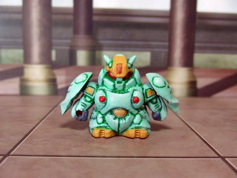 ガン消し 美品 特大大農丸 2体 クリヤー 彩色版 ガン消し 美