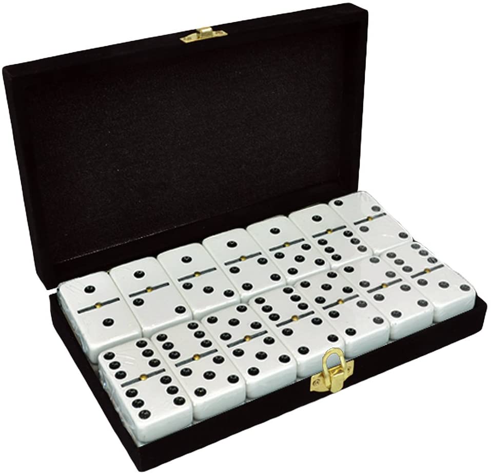 Jumbo Double 6 Domino Set - Velvet Box | Blatt Billiards