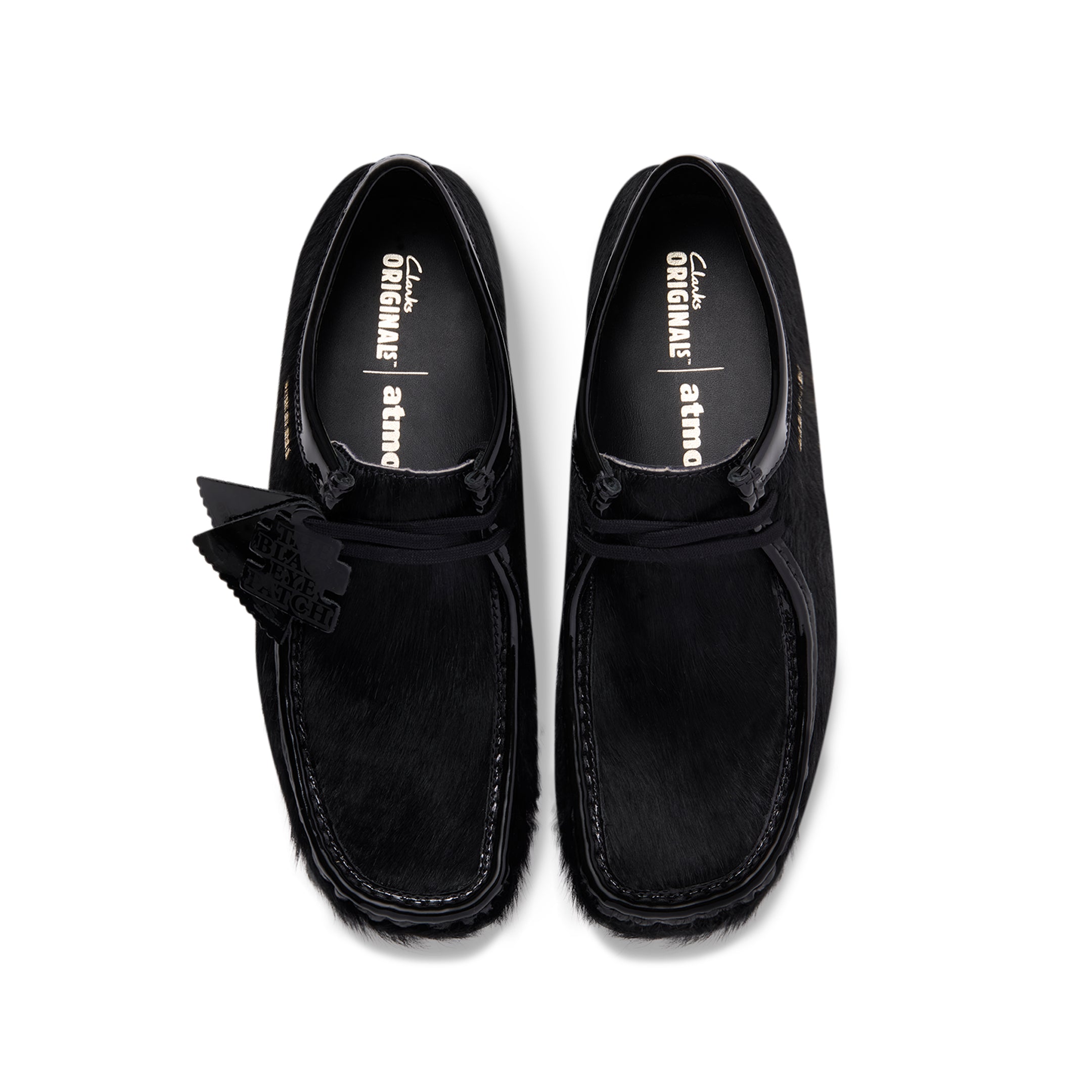 Clarks Wallabee Black Hair On BlackEyePatch atmos