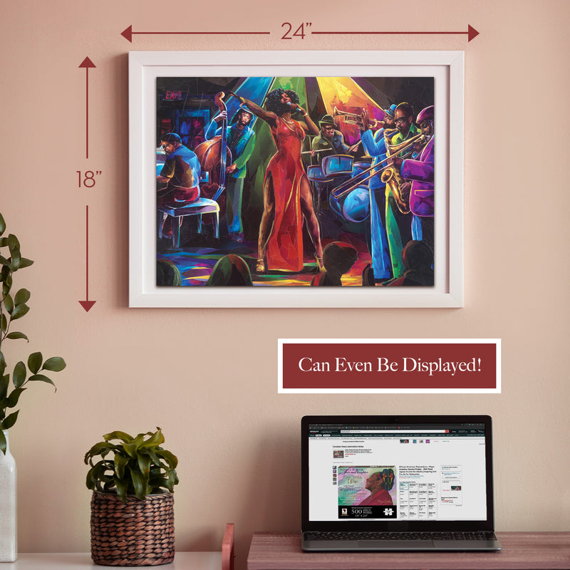 Jazz Puzzle for Adults – 500-Piece African American Art | African