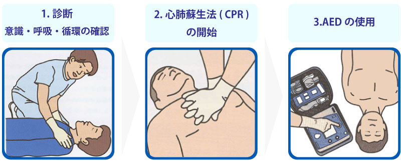 BLS(一次救命処置)とは | BLSの手順とAHA(アメリカ心臓協会)公認のBLS