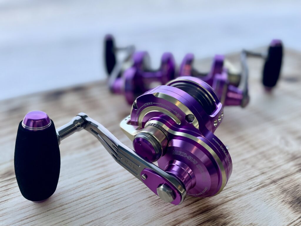 STUDIO OCEAN MARK】”ATEC限定BLUE HEAVEN バイオレッド/ゴールド