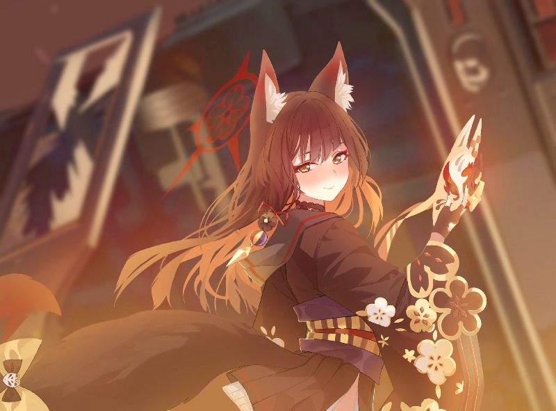 狐坂 ワカモ - ブルアカユティル